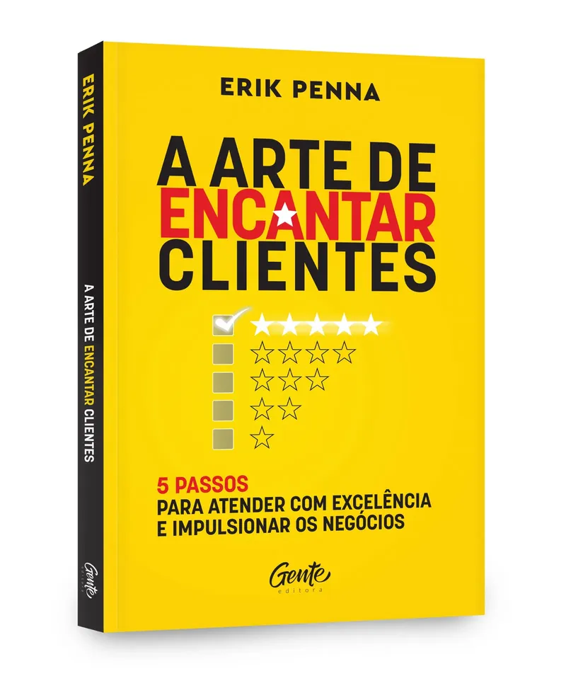Capa do livro A Arte de Encantar Clientes, de Erik Penna